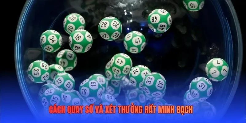 Cách quay số và xét thưởng rất minh bạch